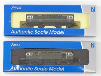 Lot 161 - A pair of DAPOL Class 26 diesel locos in BR...
