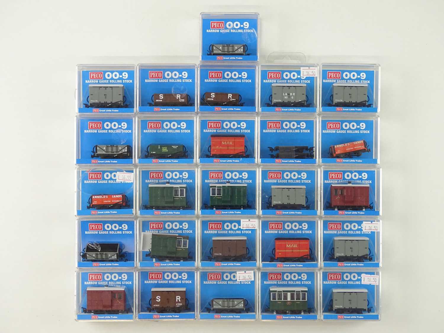 Lot 175 - A group of PECO 009/HOe narrow gauge 4-wheel...