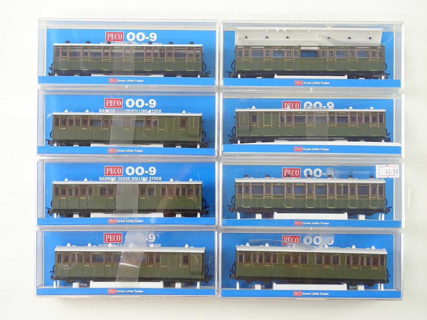 Lot 177 - A group of PECO 009/HOe narrow gauge Lynton &...