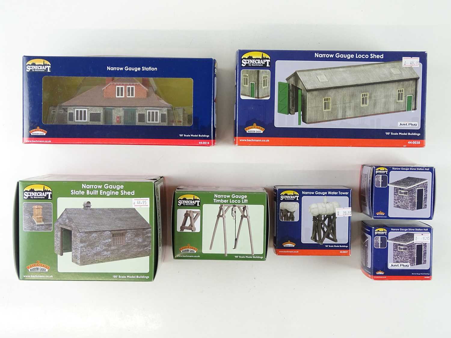 Lot 180 - A group of BACHMANN SCENECRAFT resin buildings...