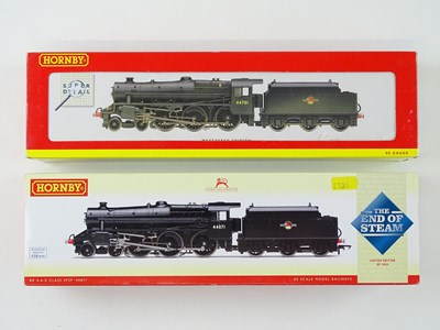 Lot 208 - A pair of HORNBY OO gauge Black 5 steam...