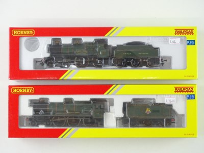 Lot 211 - A pair of HORNBY OO gauge GWR/ex-GWR steam...