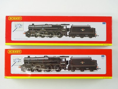 Lot 212 - A pair of HORNBY OO gauge Black 5 steam...