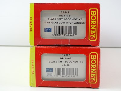 Lot 212 - A pair of HORNBY OO gauge Black 5 steam...