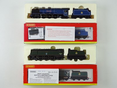 Lot 228 - A pair of HORNBY OO gauge steam locomotives...