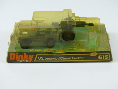 Lot 24 - A DINKY 615 US Jeep with Howitzer Gun -...