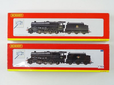 Lot 241 - A pair of HORNBY OO gauge class 8F steam...