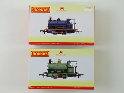 Lot 264 - A pair of HORNBY OO gauge industrial Peckett...