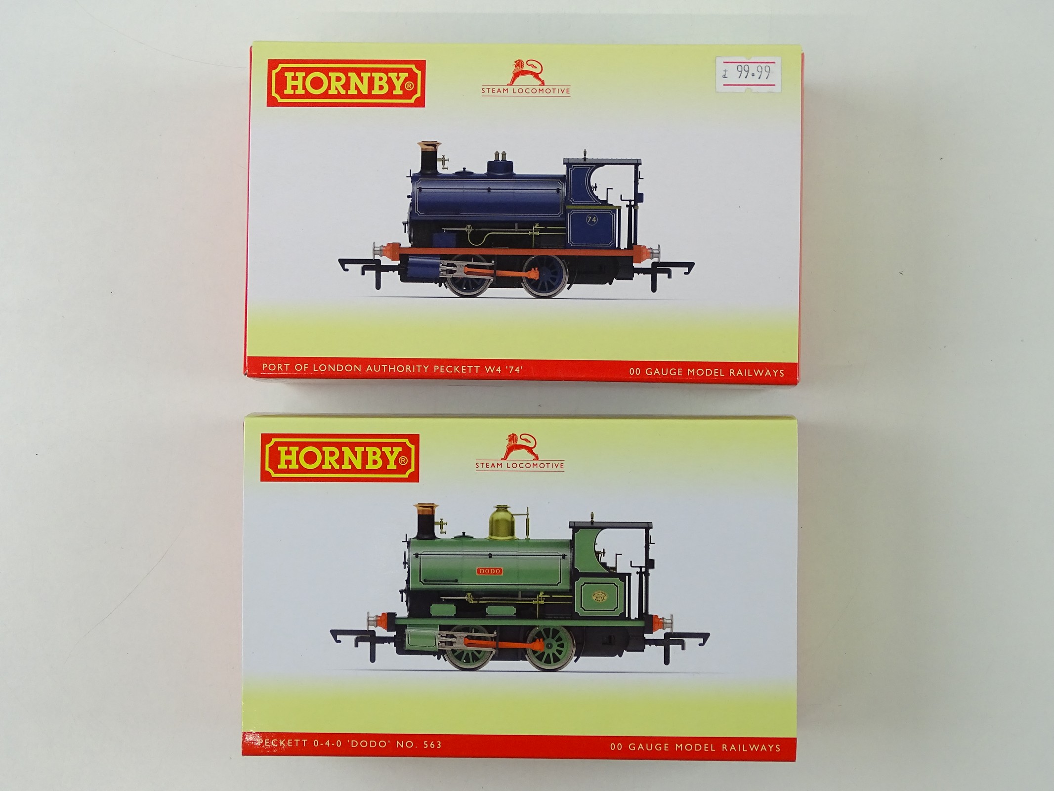 Lot 264 - A pair of HORNBY OO gauge industrial Peckett