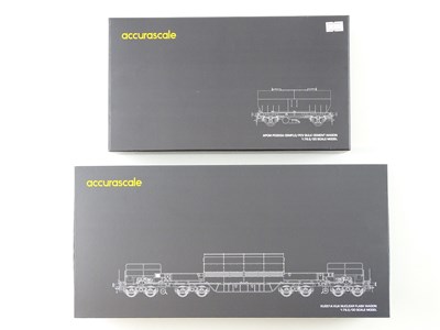 Lot 270 - A pair of ACCURASCALE OO gauge wagon sets...