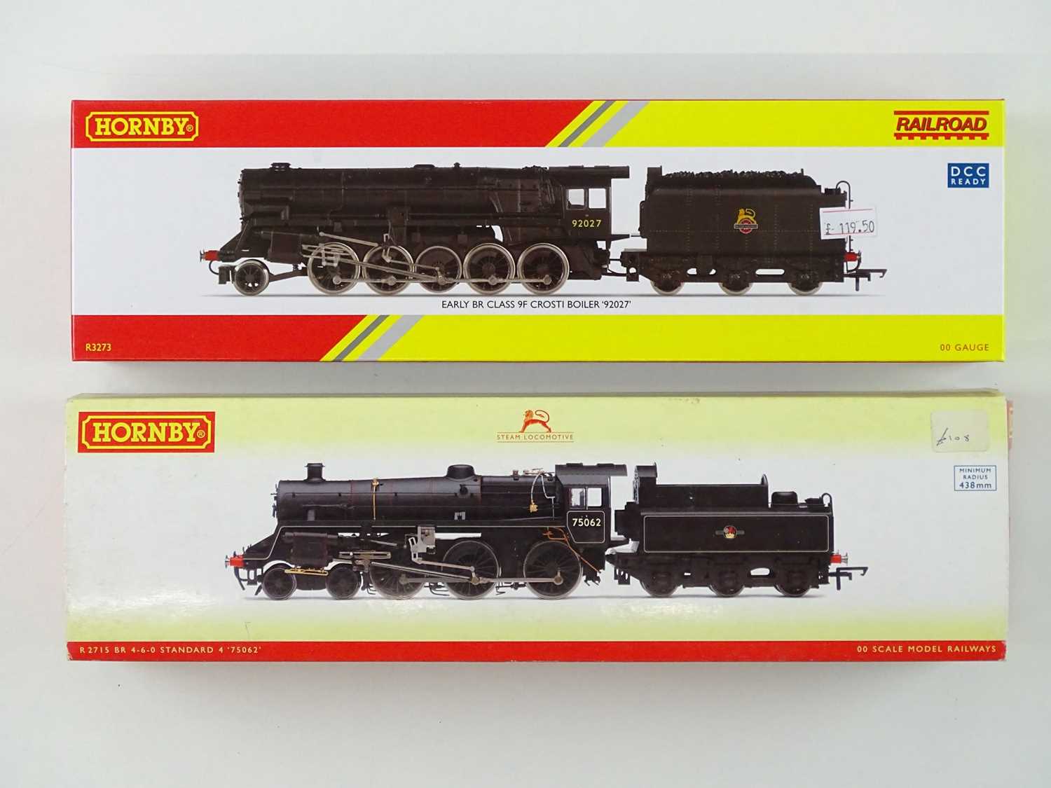 Lot 278 - A pair of HORNBY OO gauge steam locomotives...