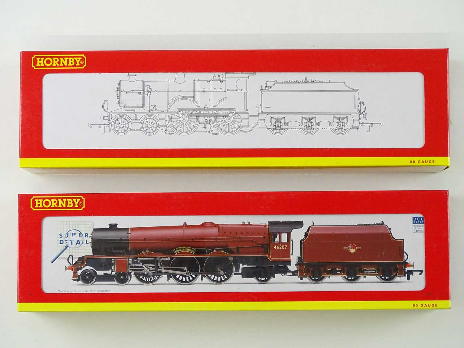 Lot 284 - A pair of HORNBY OO gauge steam locomotives...