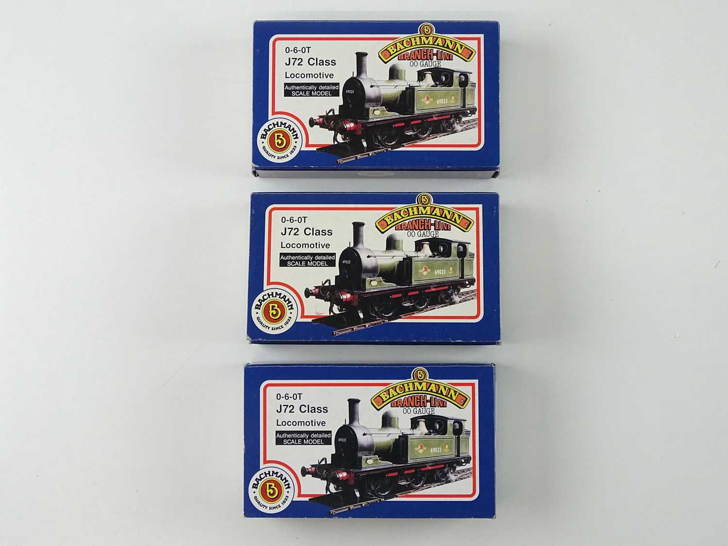 Lot 287 - A group of BACHMANN OO gauge J72 class steam...