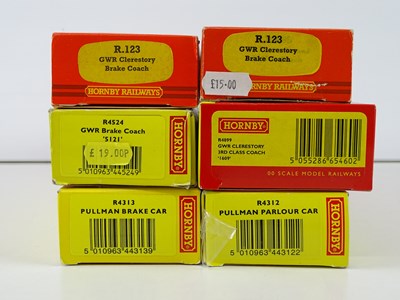 Lot 291 - A group of HORNBY OO gauge coaches to include...