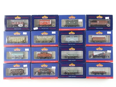 Lot 299 - A group of mixed BACHMANN OO gauge wagons of...