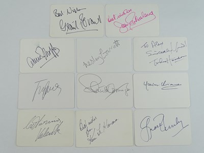 Lot 228 - OPERA: A mixed group of signed cards...