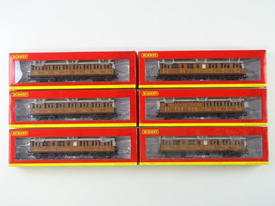 Lot 324 - A group of HORNBY OO gauge Gresley suburban...