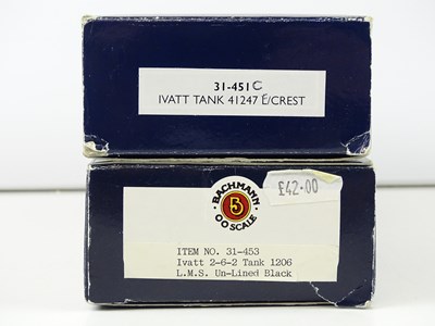 Lot 338 - A pair of BACHMANN OO gauge Ivatt steam tank...