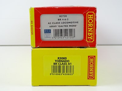 Lot 343 - A pair of HORNBY OO gauge class A1/A3 steam...