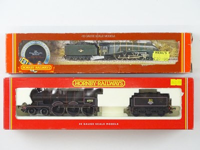 Lot 345 - A pair of HORNBY OO gauge steam locomotives...