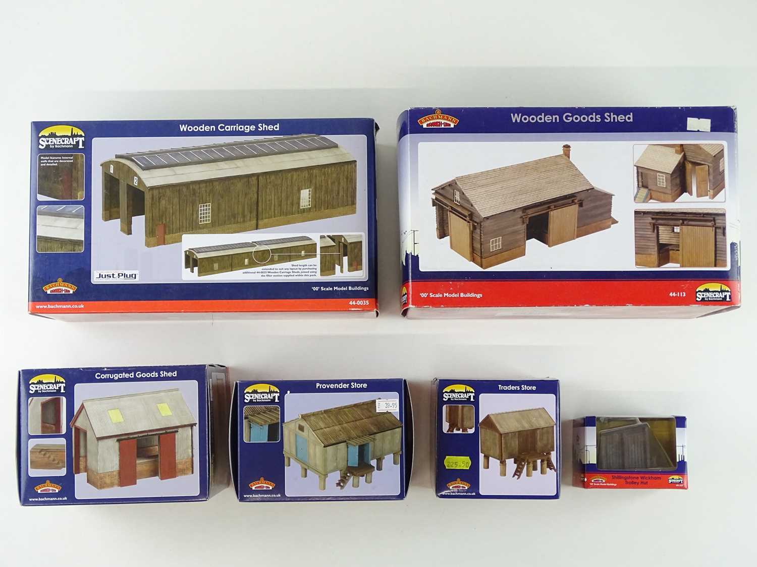 Lot 359 - A group of BACHMANN SCENECRAFT OO gauge resin...