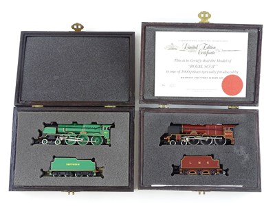 Lot 391 - A pair of BACHMANN OO gauge Class A4 steam...