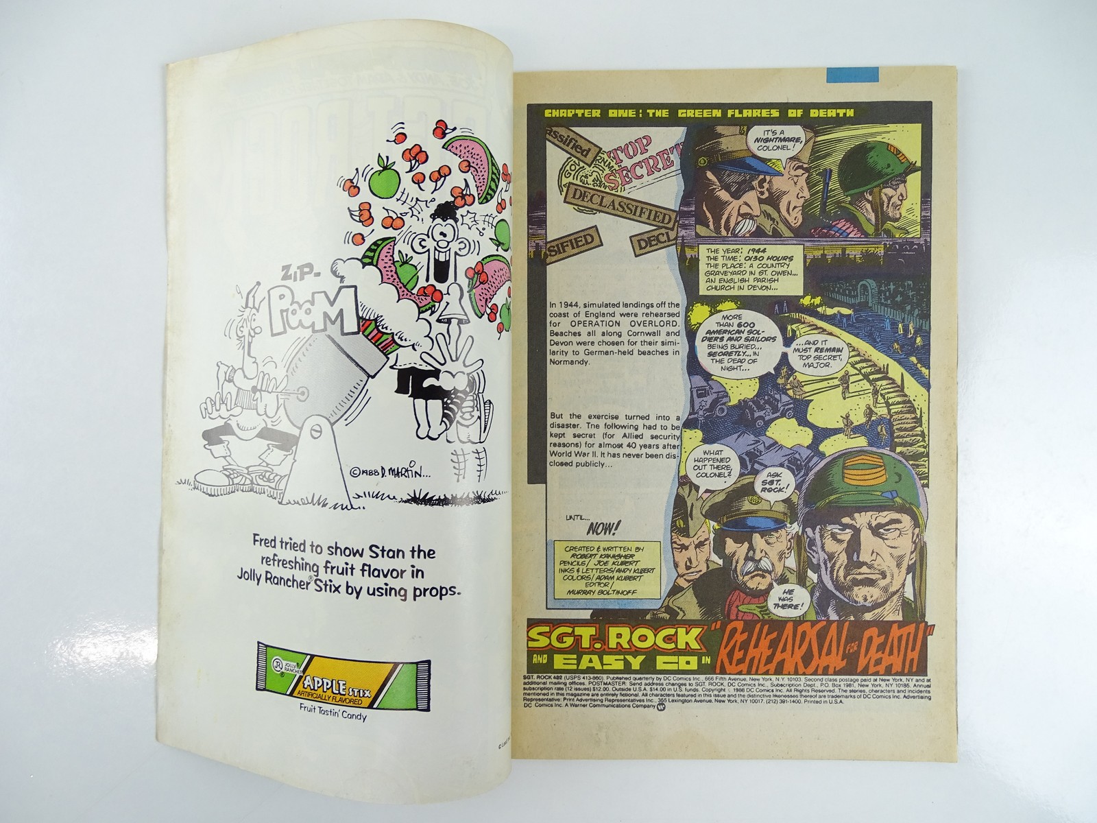 Lot 237 - SGT. ROCK #422 - (1988 - DC) - Last issue of