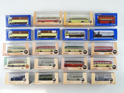 Lot 44 - A quantity of OO scale buses, lorries etc. by...