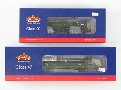 Lot 465 - A pair of BACHMANN OO gauge diesel locomotives...