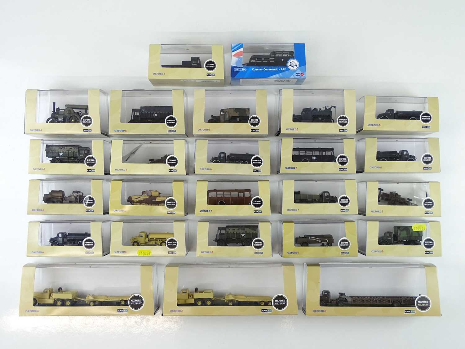 Lot 50 - A group of OO scale military vehicle by OXFORD...