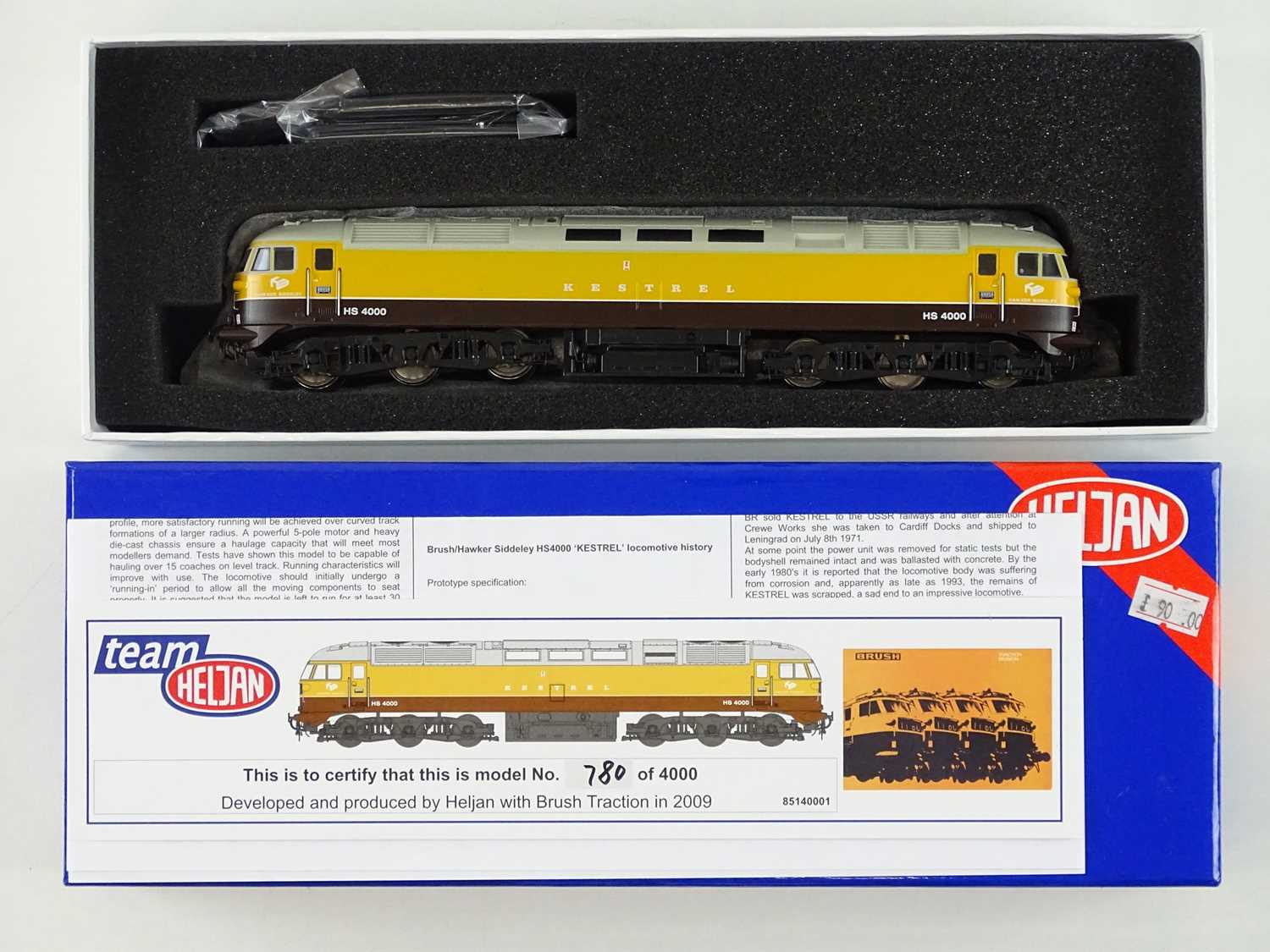 Lot 545 - A HELJAN OO gauge prototype diesel locomotive '...