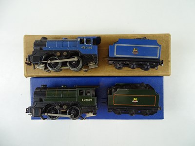 Lot 552 - A pair of TRIX TWIN 0-4-0 steam locomotives in...