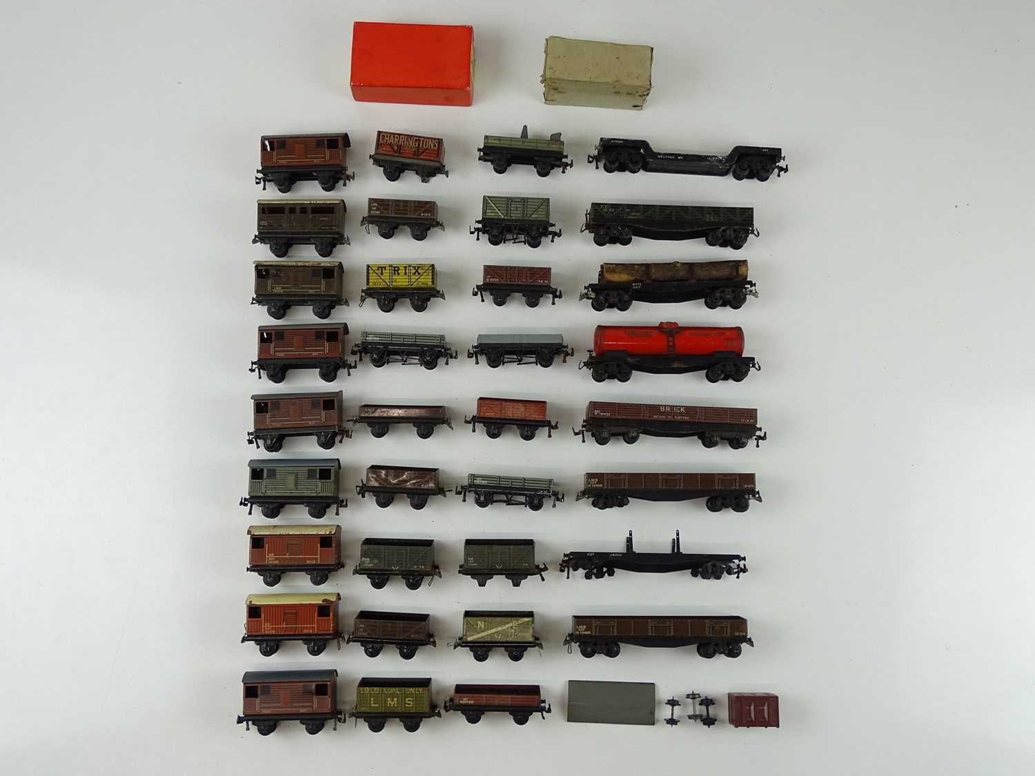 Lot 558 - A quantity of mostly unboxed TRIX TWIN wagons...