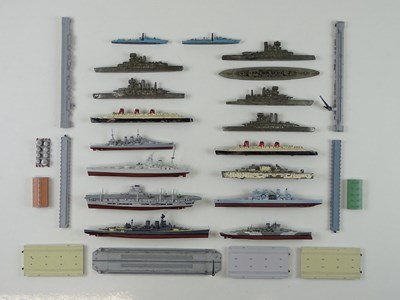 Lot 56 - A group of diecast ship models and accessories...