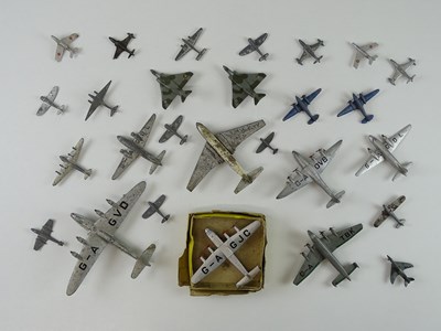 Lot 57 - A large group of unboxed DINKY military...
