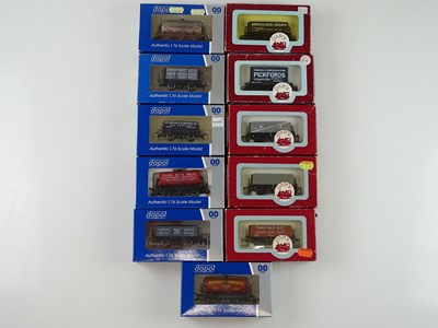 Lot 585 - A group of DAPOL OO gauge wagons of various...