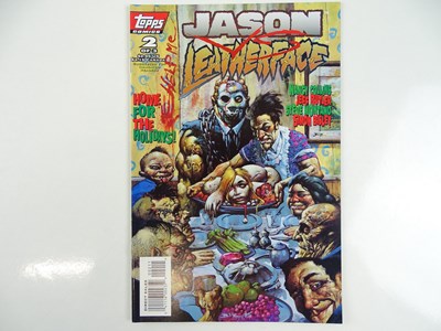 Lot 255 - JASON VS LEATHERFACE #2 - (1995 - TOPPS) - Low...