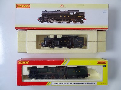 Lot 592 - A pair of HORNBY OO gauge steam locomotives...