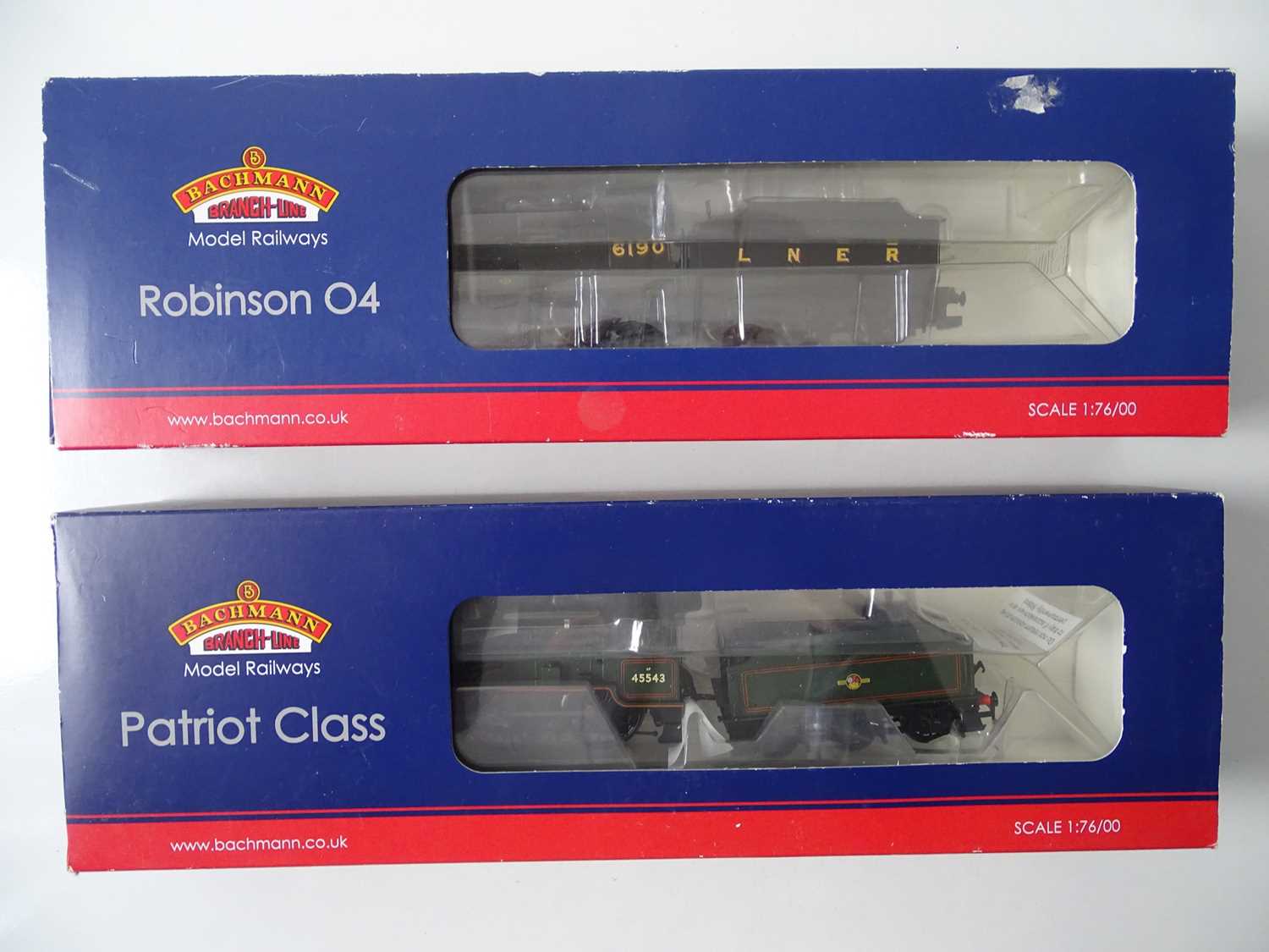 Lot 600 - A pair of BACHMANN OO gauge steam locomotives...