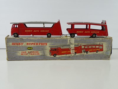 Lot 62 - A DINKY SUPERTOYS 983 Car Carrier with Trailer...