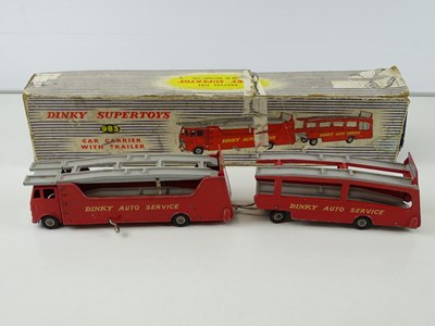 Lot 62 - A DINKY SUPERTOYS 983 Car Carrier with Trailer...
