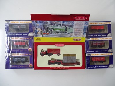 Lot 643 - A pair of DAPOL OO gauge triple wagon packs,...