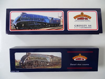 Lot 650 - A pair of BACHMANN OO gauge Class A4 steam...