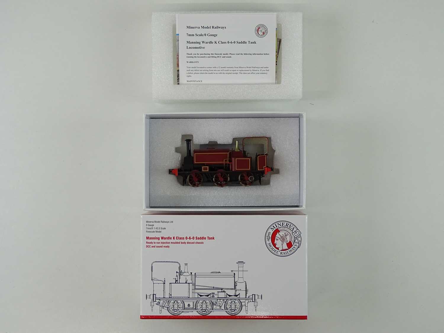 Lot 667 - A MINERVA Model Railways O gauge Manning...