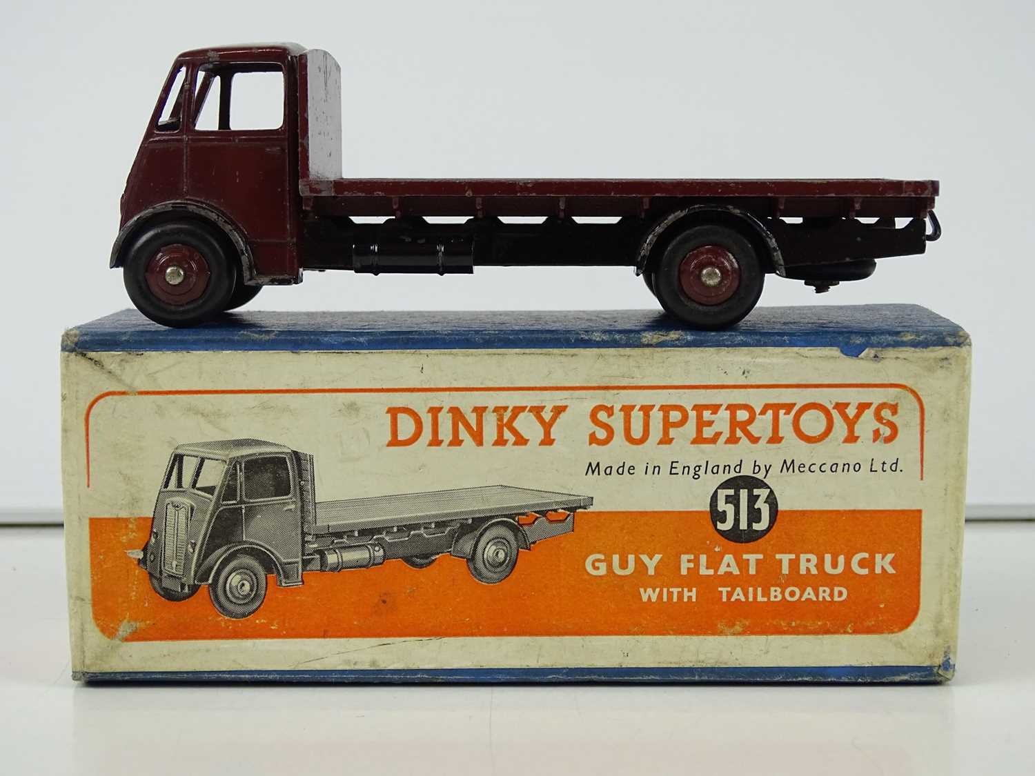 Lot 67 - A DINKY 512 Guy Flat Truck, 1st style cab, in...