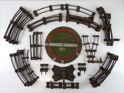 Lot 671 - A large quantity of O gauge clockwork rolling...