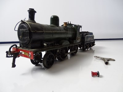 Lot 681 - A scratchbuilt O gauge clockwork GWR X-M&SWJR...
