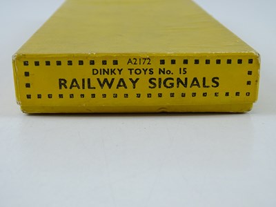 Lot 73 - A DINKY No. 15 set of Railway Signals - G/VG...