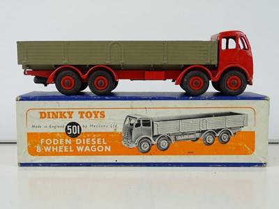 Lot 82 - A DINKY 501 Foden 8-wheel Wagon, 2nd style cab...
