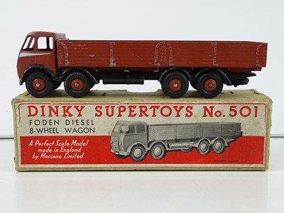 Lot 89 - A DINKY 501 Foden 8-wheel Wagon, 1st style cab...